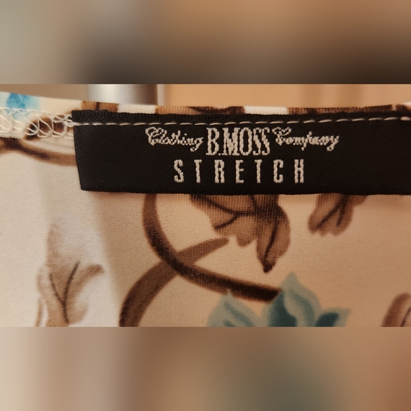 B. Moss Wemons Medium Stretch Floral Dress Shirt - Picture 5 of 6